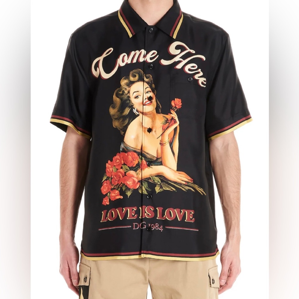 SOLD Dolce &Gabanna Silk Shirt